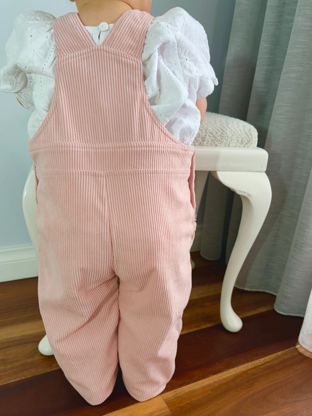 Poppy Overall - Blush Pink