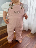 Poppy Overall - Blush Pink